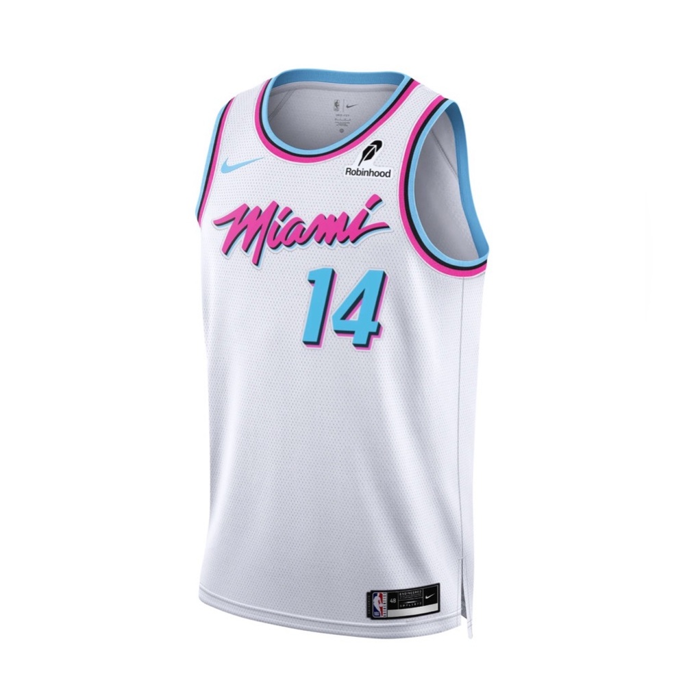NIKE Tyler Herro NBA Original Vice Youth Swingman Jersey; Size Youth-Medium